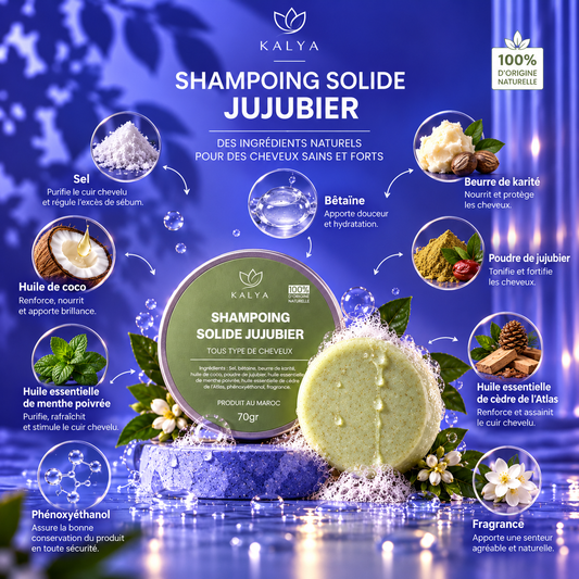 Shampoing Solide Jujubier Kalya 70 g