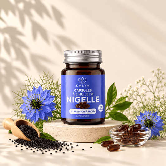Capsule d'huile de nigelle pressée à froid - kalya