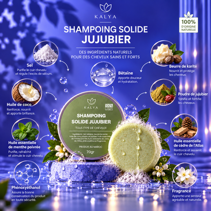 Shampoing Solide Jujubier Kalya 70 g