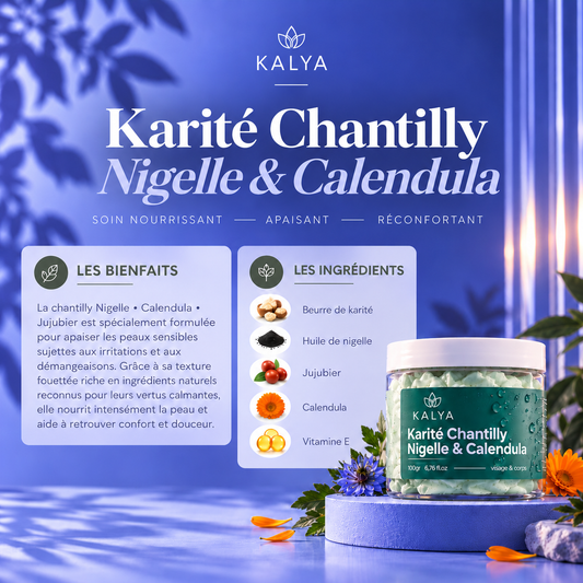 Karité Chantilly Nigelle & Calendula  100 g
