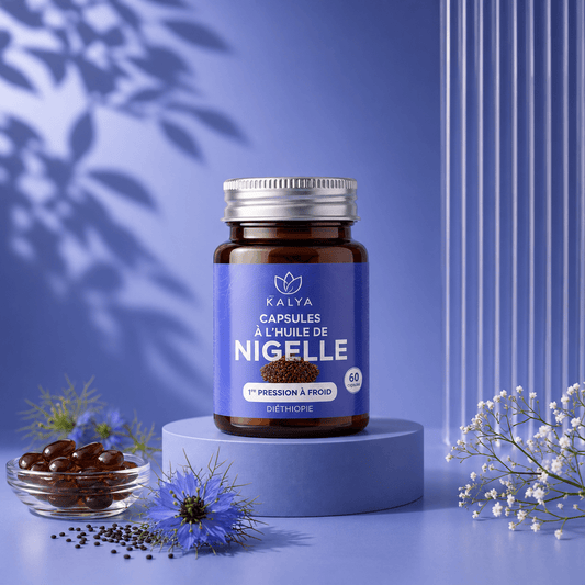 Capsule d'huile de nigelle pressée à froid - kalya