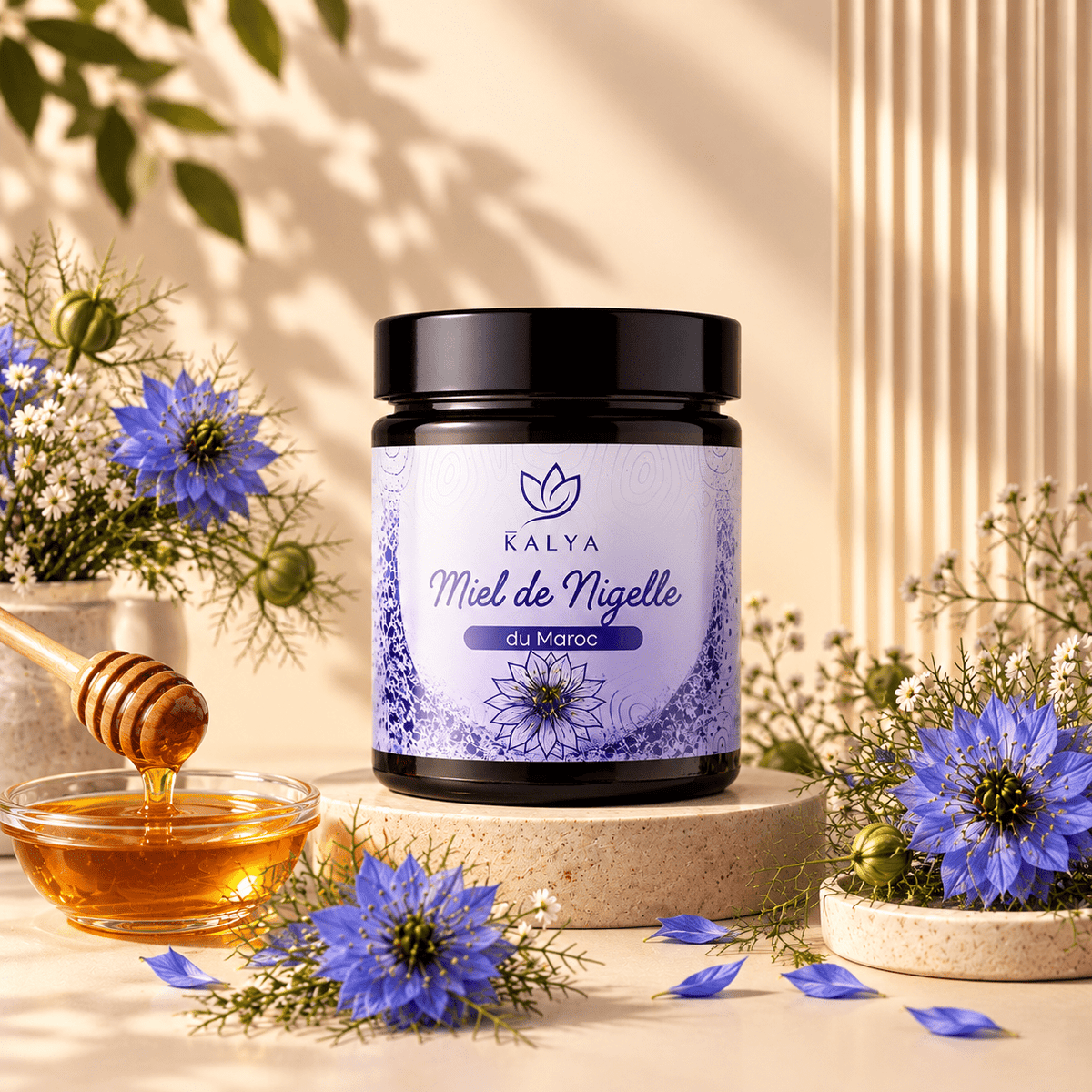 Miel de Fleur de Nigelle du Maroc - kalya