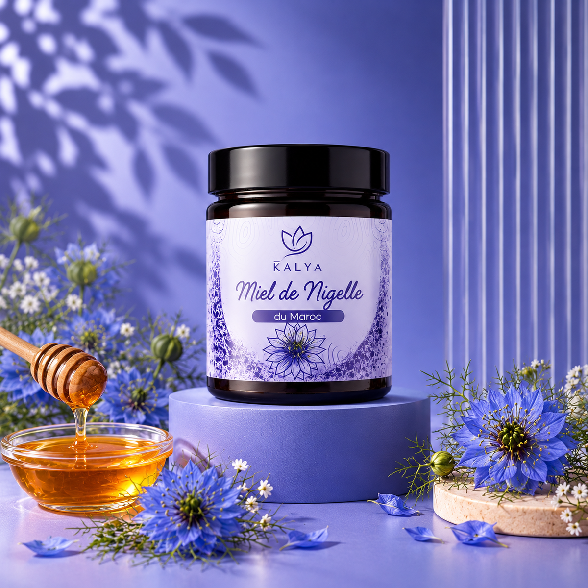 Miel de Fleur de Nigelle du Maroc - kalya