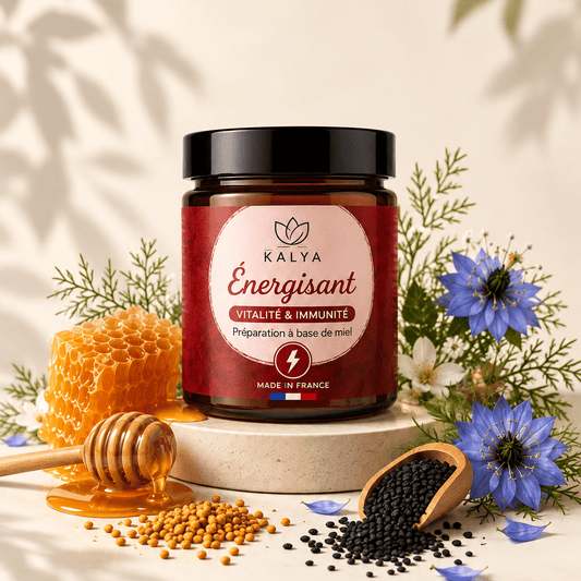 Miel Énergisant - Gelée Royale, Nigelle & Pollen d’Abeilles - kalya