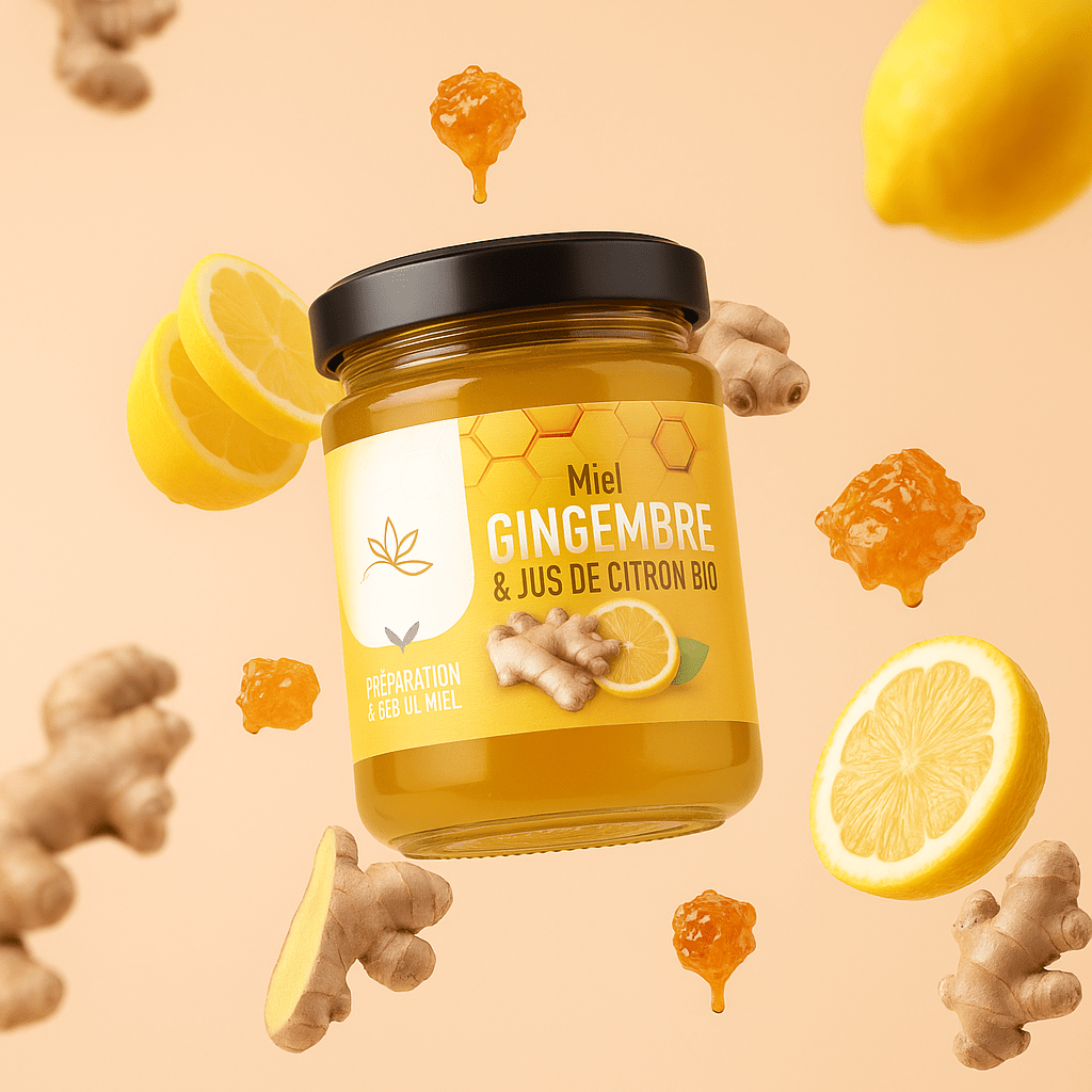 Miel gingembre citron - KALYA Officiel
