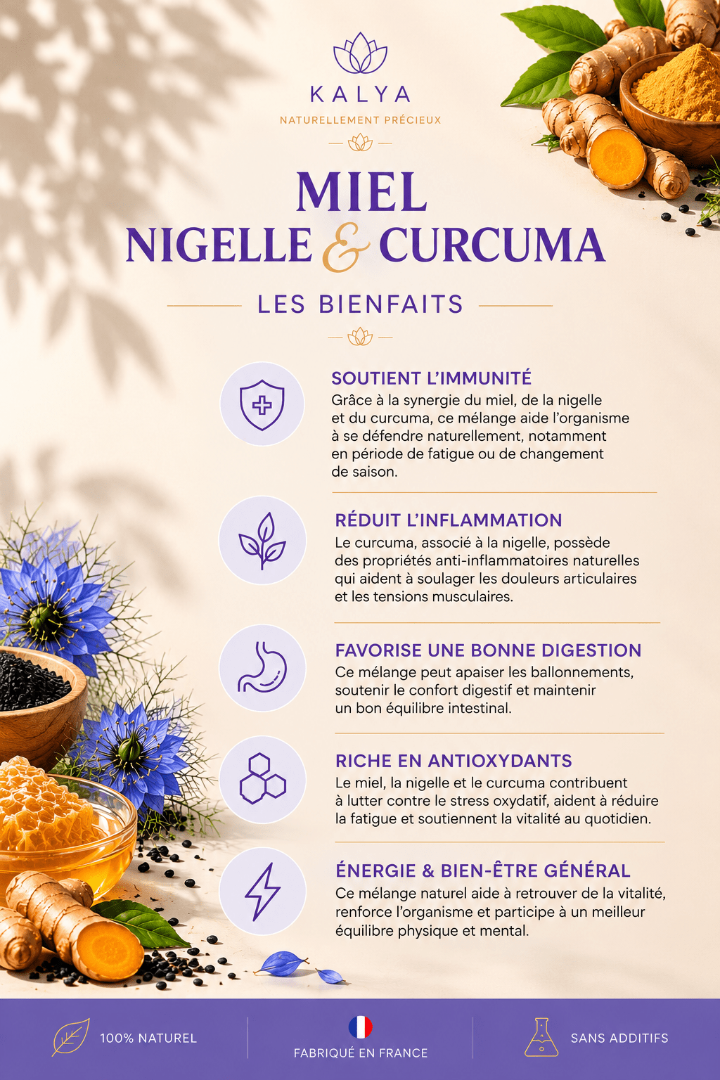 Miel Nigelle & Curcuma - kalya