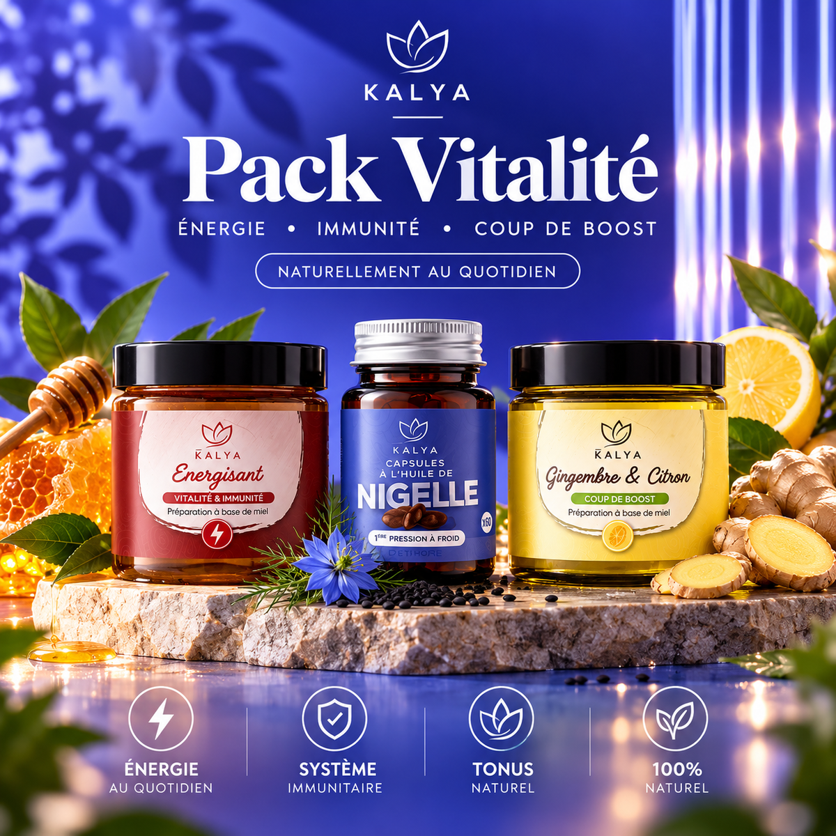 Pack Vitalité, Énergie & Tonus - kalya